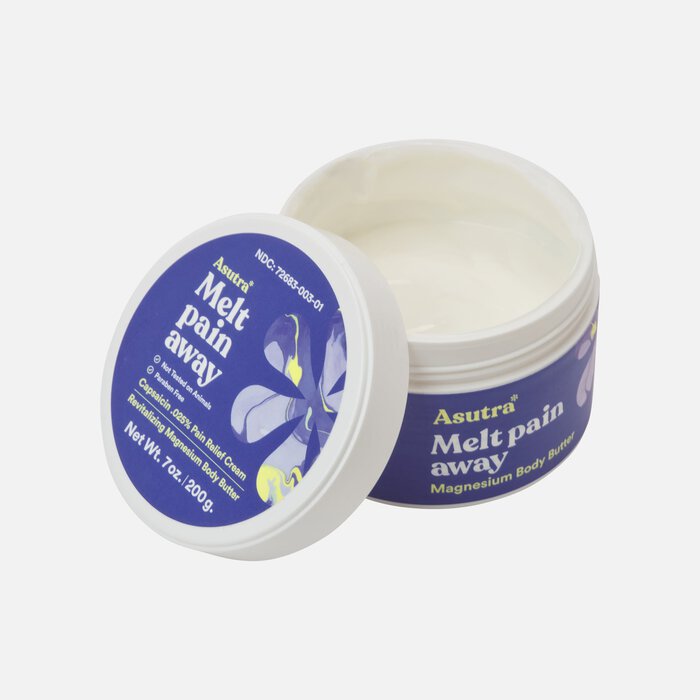 Asutra Melt Pain Away Magnesium and Capsaicin Body Butter, , large