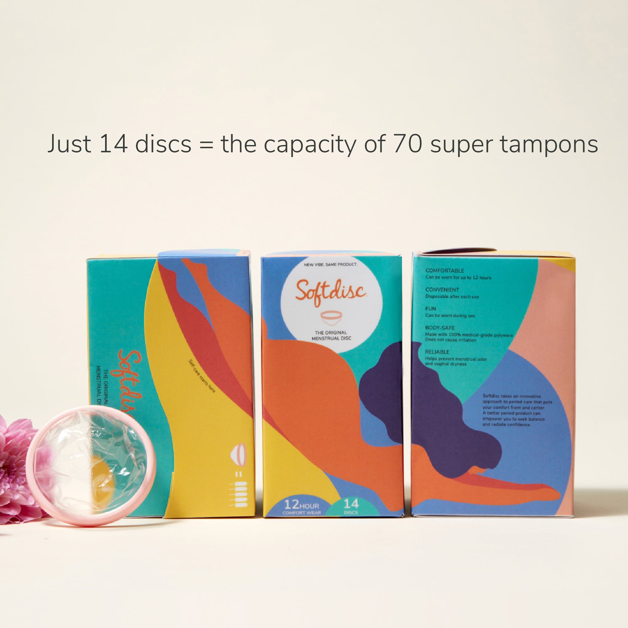 Softdisc Menstrual Discs, 14 ct., , large