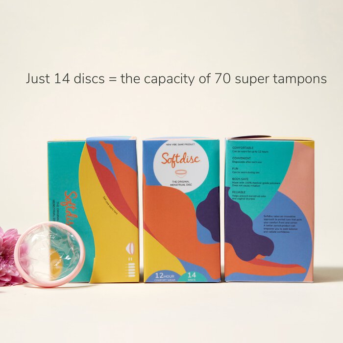 Softdisc Menstrual Discs, 14 ct., , large