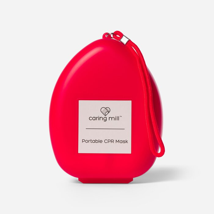 Caring Mill™ Portable CPR Mask, Hard Case, , large