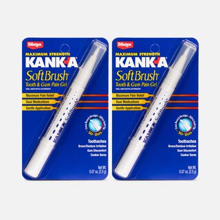Kank-A Maximum Strength Soft Brush Tooth and Gum Pain Gel (2-Pack)