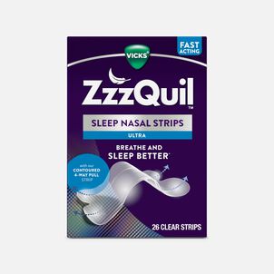 Vicks ZzzQuil Sleep Ultra Nasal Strips, 26 ct.