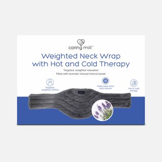 Caring Mill™ Weighted Neck Wrap with Hot and Cold Therapy, Lavender Infused