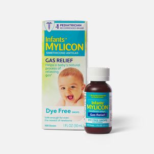 Mylicon Infant Gas Relief Drops, Dye Free, 1.0 fl oz.
