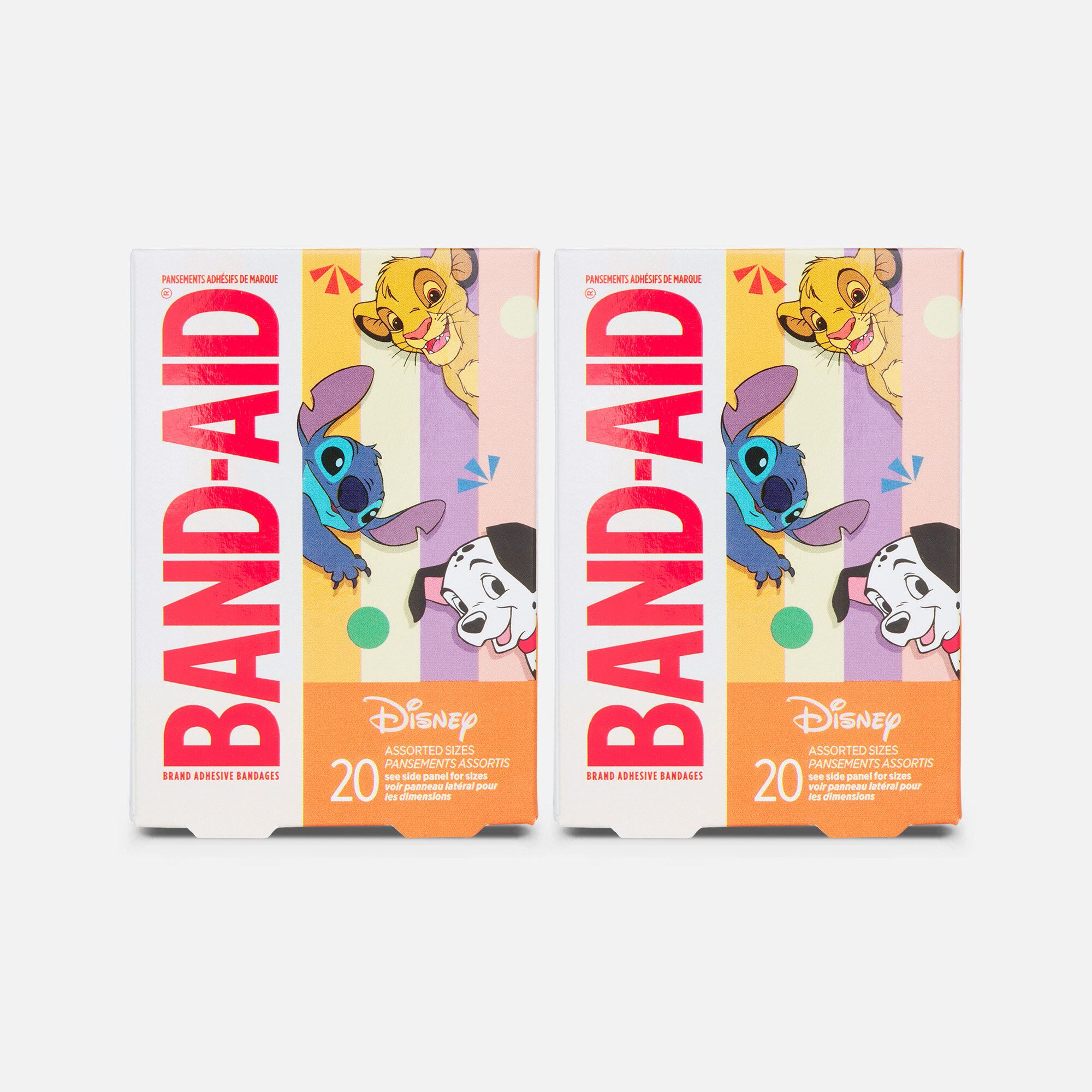 BAND-AID® Brand Adhesive Bandages, Disney Classics, Assorted Sizes, 20 ct. (2-Pack), , large