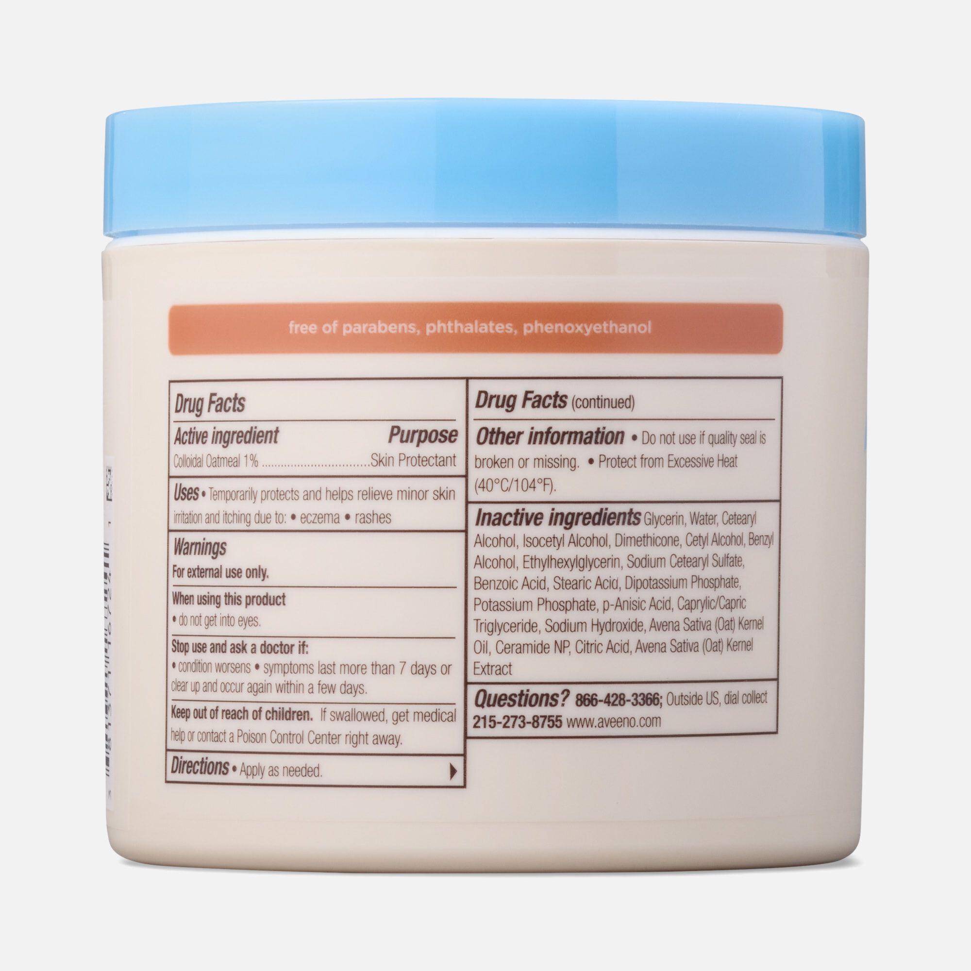 Aveeno Baby Eczema Therapy Nighttime Balm, , large