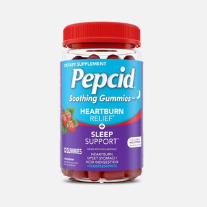 Pepcid Soothies Heartburn & Sleep Support Gummies, Strawberry, 32 ct.