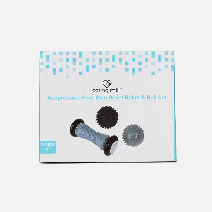 Caring Mill™ Acupressure Foot Pain Relief Roller & Ball Set, , large