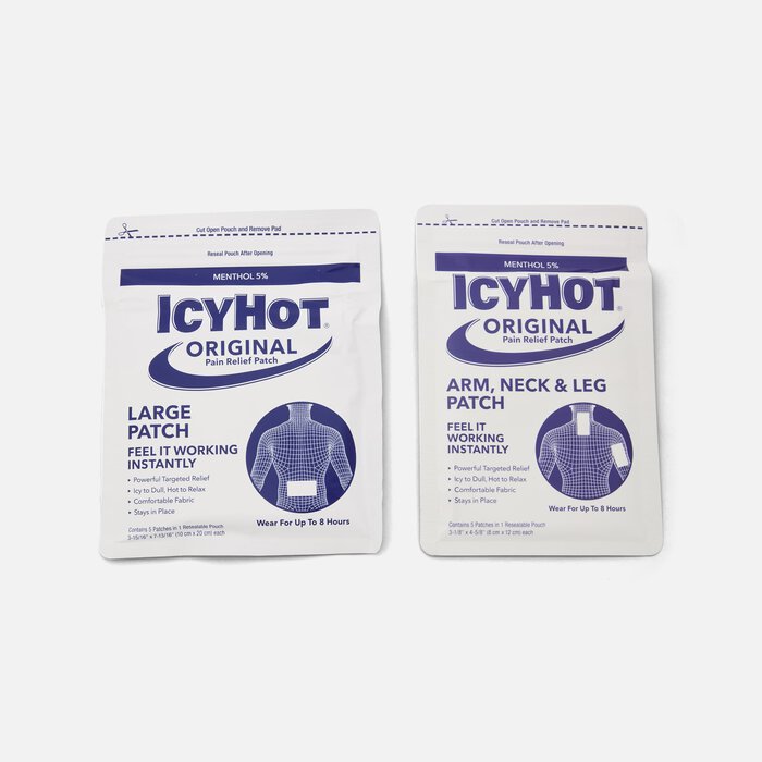 Icy Hot Original Pain Relief Patches, Medium & Large, 10 ct., , large