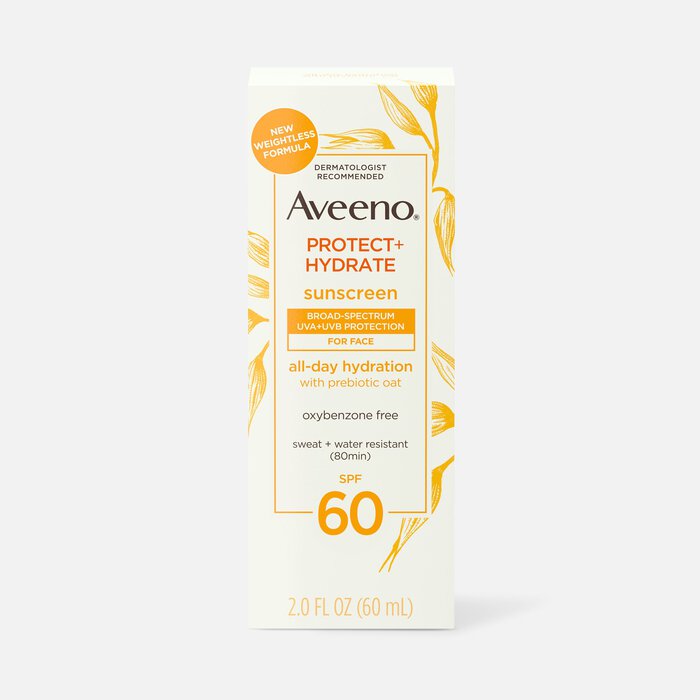 Aveeno Protect + Hydrate Face Lotion, SPF 60, 2 oz., , large