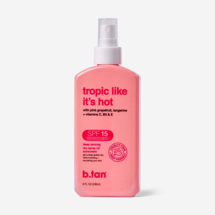 b.Tan Tropic Like It's Hot Tanning Oil - SPF 15, , large image number 0