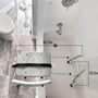 DMI&reg; Sliding Transfer Bench Shower Chair with Cut-Out Seat, , large image number 3