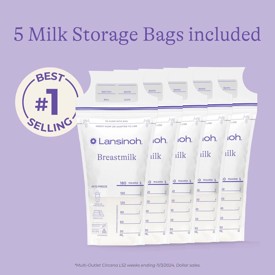 Lansinoh Breastmilk Bags Storage Container, , large image number 6