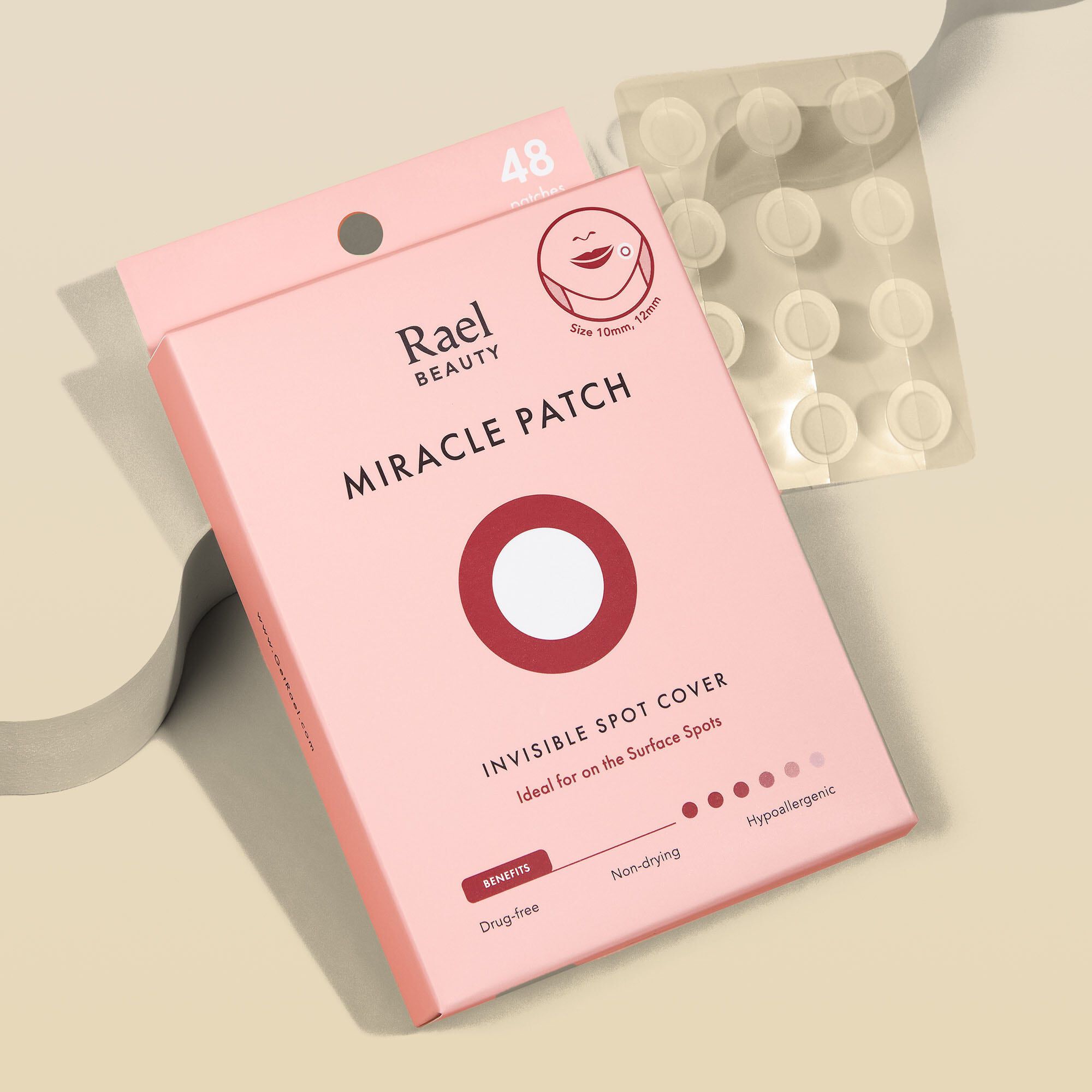 Rael Beauty Miracle Patch Invisible Spot Cover, 48 ct., , large