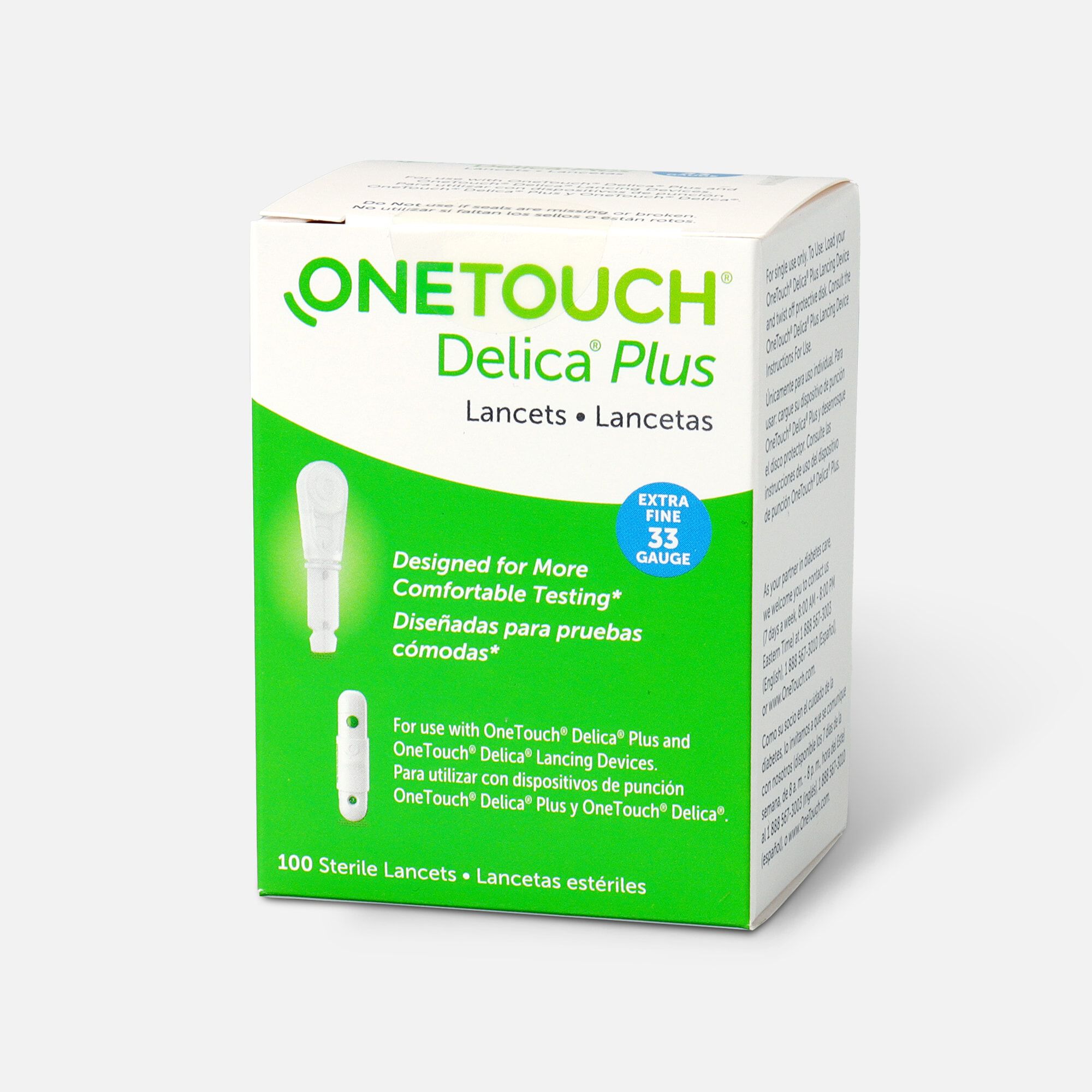 OneTouch Delica Plus Lancet 33g, 100 ct., , large