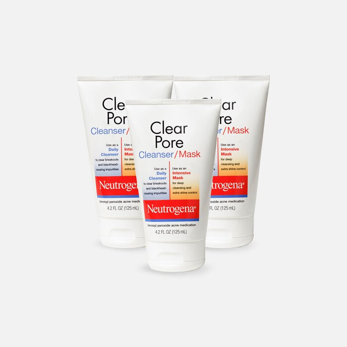 Neutrogena Clear Pore Cleanser/Mask, 4.2 oz. (3-Pack), , large