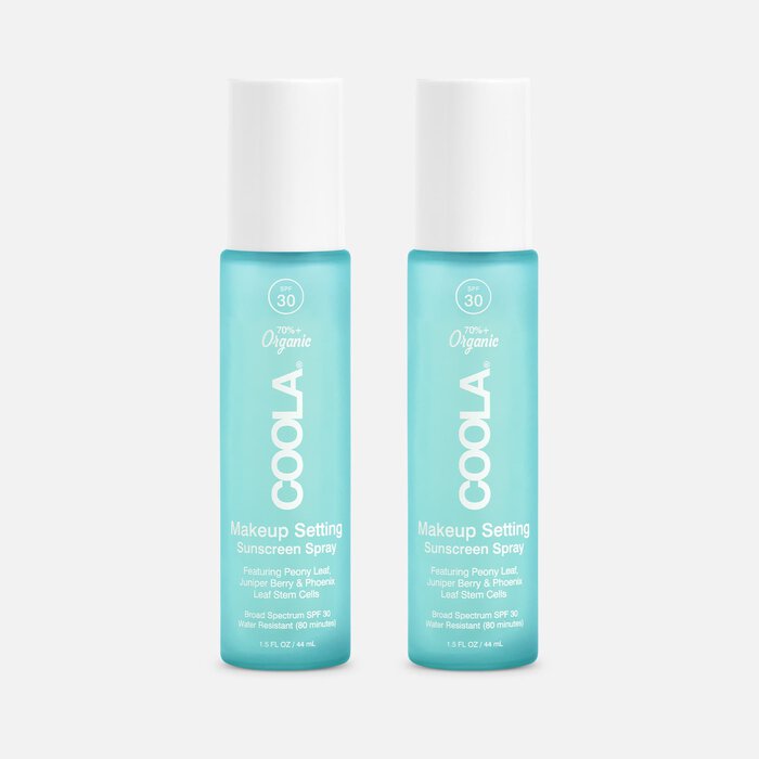 COOLA Classic Sunscreen + Setting Spray, SPF 30, Green Tea/Aloe (2-Pack), , large