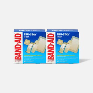 BAND-AID® Sheer Adhesive Bandages, Assorted, 80 ct. (2-Pack)