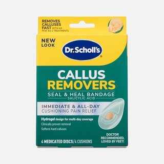 Dr. Scholl's Hydrogel Callus Removers With Seal And Heal Bandage, 4 ct.