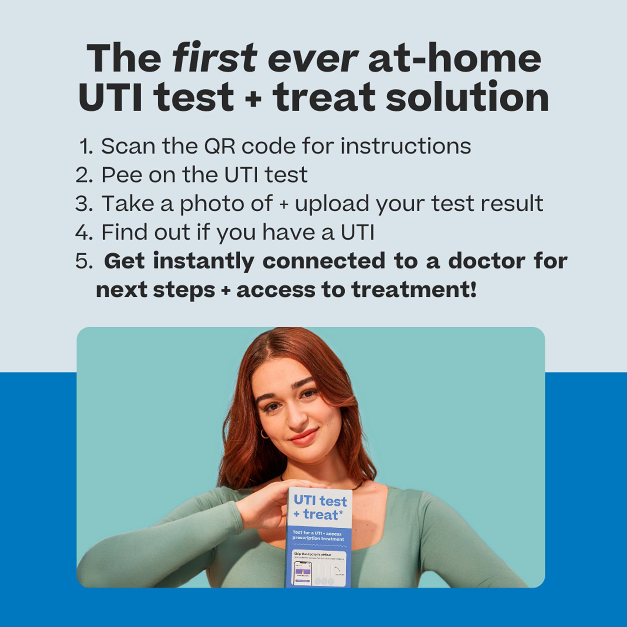 Winx Health UTI Test + Treatment, 3 ct., , large