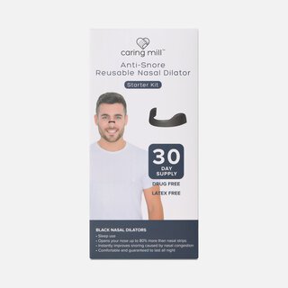 Caring Mill™ Anti-Snore Reusable Nasal Dilator Starter Kit