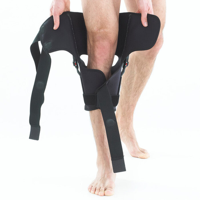 Neo G Adjusta Fit Hinged Open Knee Brace, One Size, , large