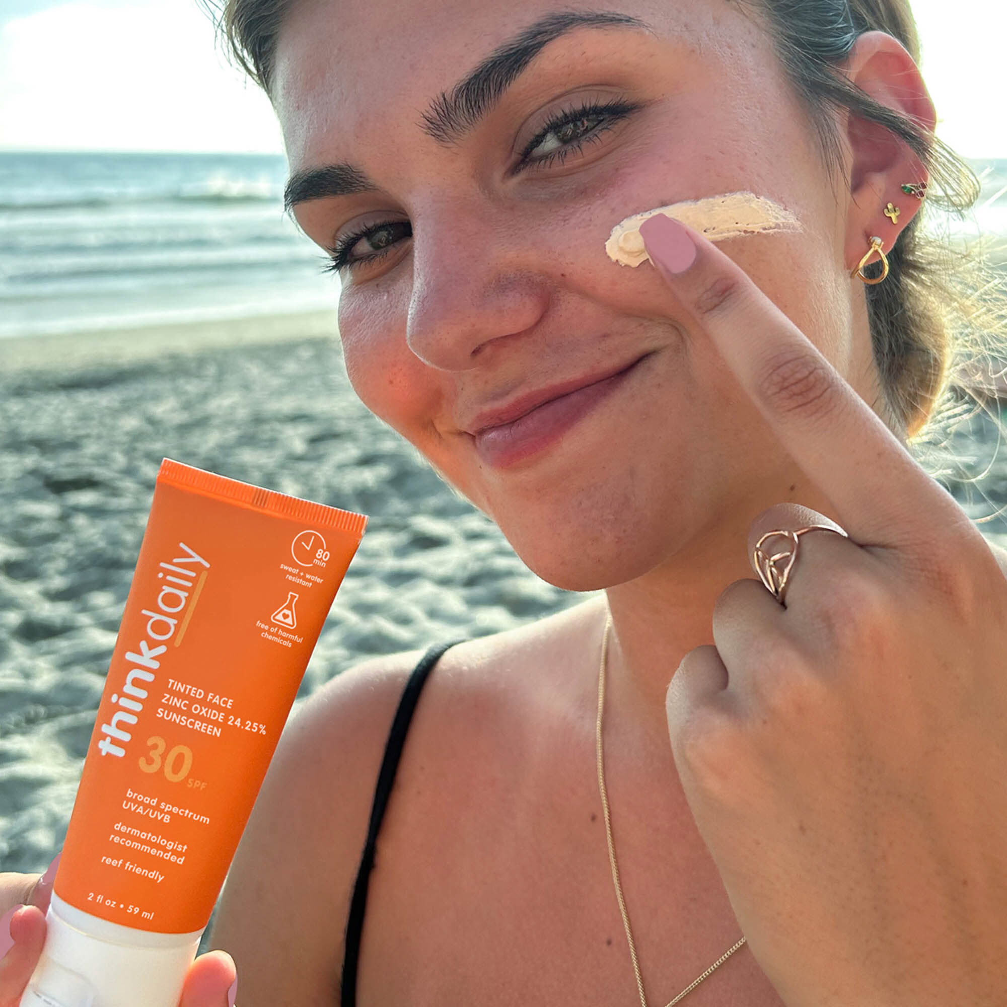 thinkdaily SPF 30 Everyday Face Sunscreen, 2 fl oz., , large