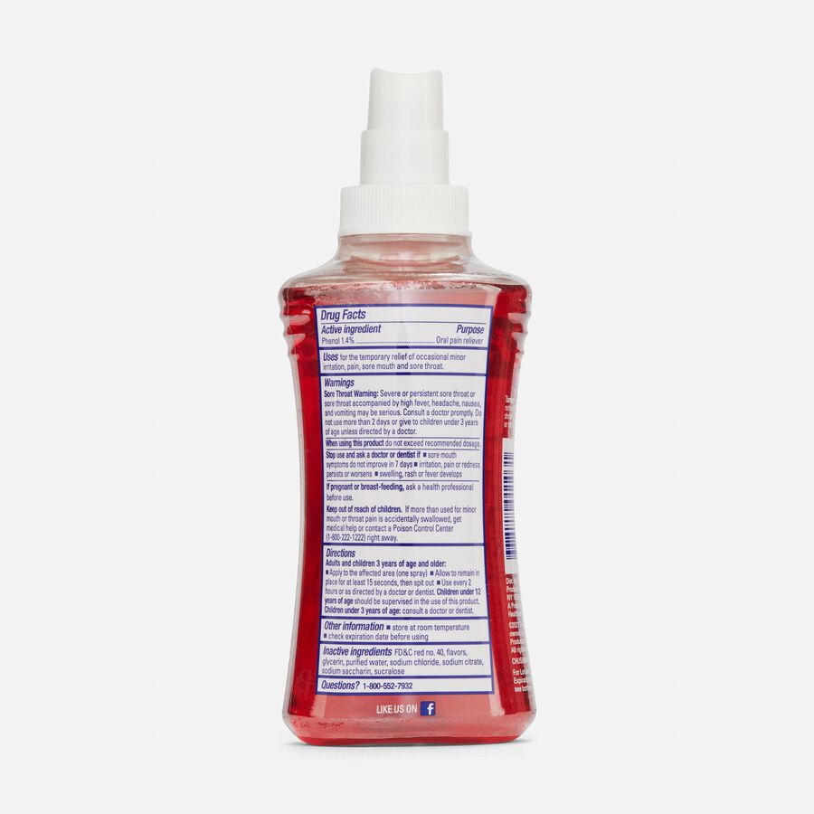 Chloraseptic Cherry Sore Throat Spray, 6 fl oz., , large image number 1