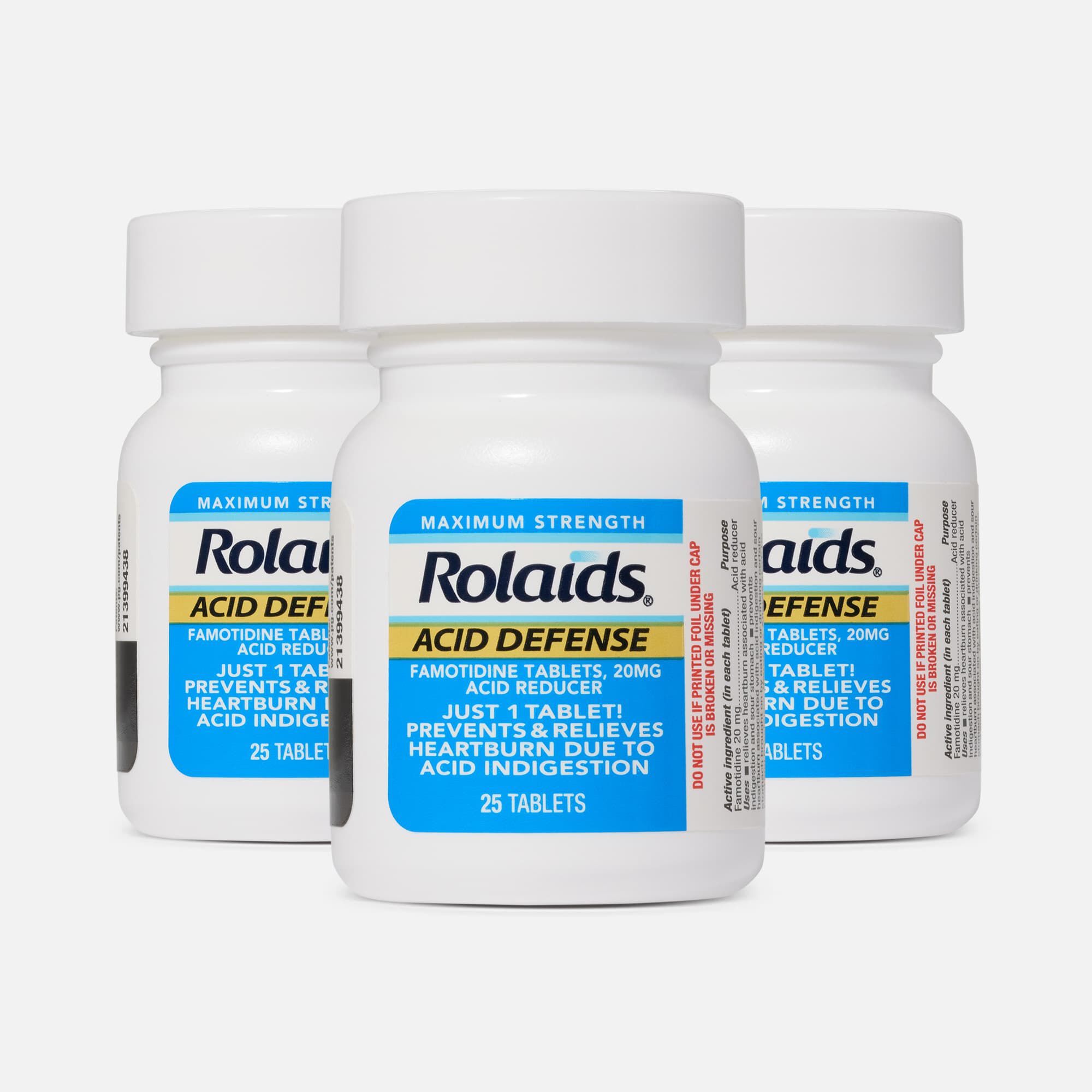 Rolaids® Acid Defense Maximum Strength for Heartburn Prevention & Relief, 25 ct. (3 pack)