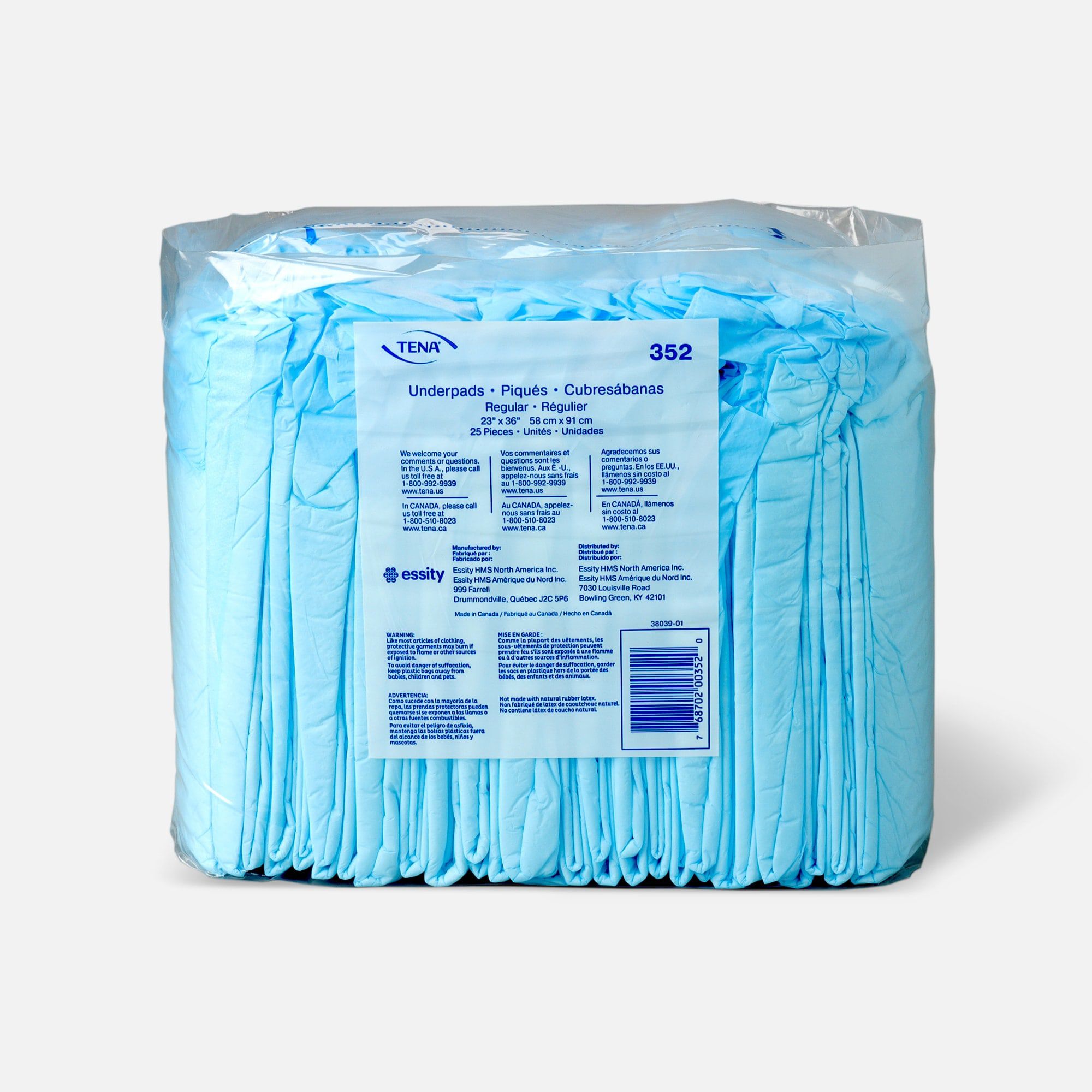 TENA Underpad (25-Pack), , large