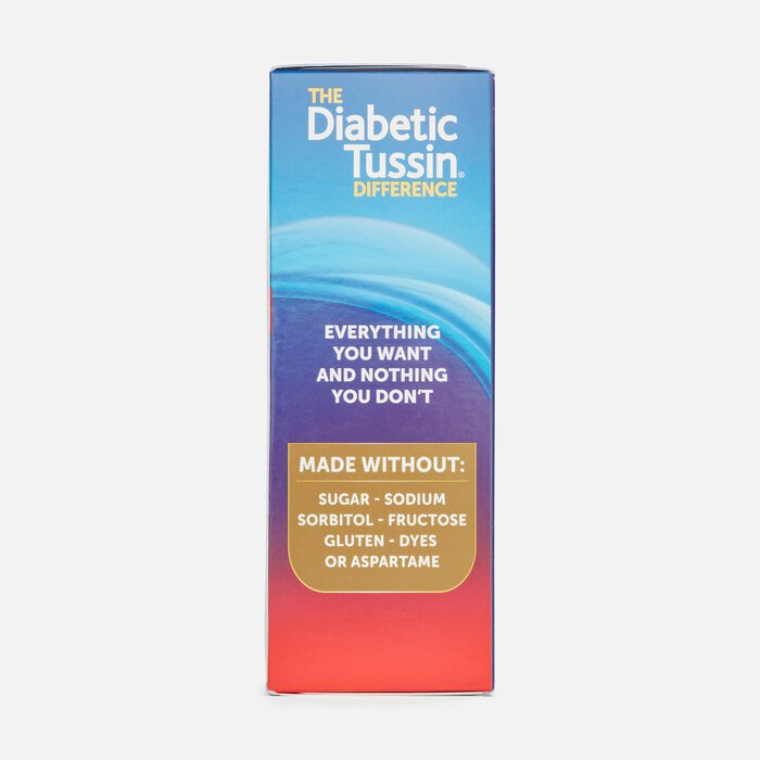 Diabetic Tussin DM Sugar-Free Maximum-Strength Cough & Chest Congestion Liquid, Berry, 8 fl oz., , large