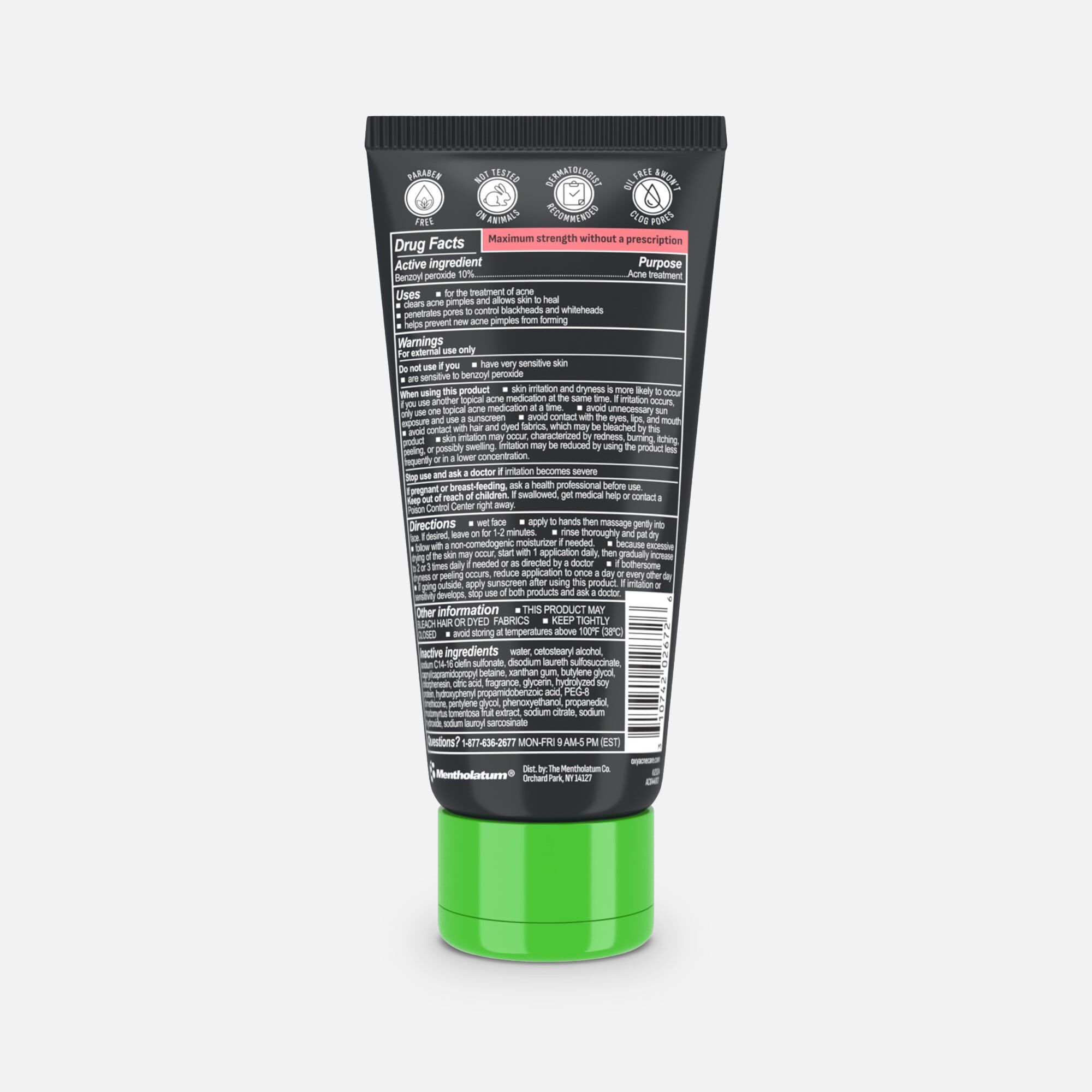 OXY Maximum Strength Oil-Free Acne Cleanser - 5 oz., , large
