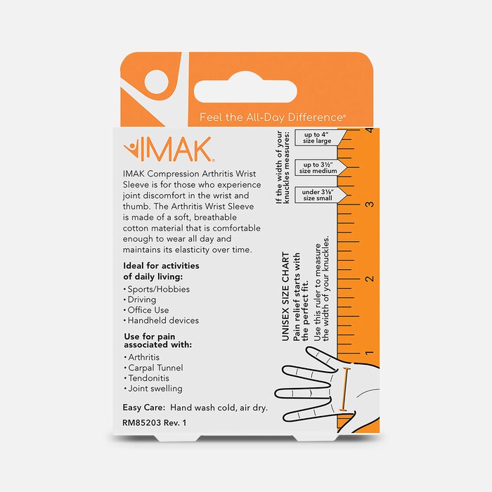 IMAK Compression Arthritis Wrist Sleeve, Medium, , large