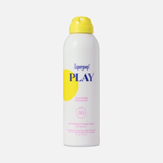 Supergoop! PLAY Antioxidant Body Mist, SPF 50 with Vitamin C, Whipped Coconut, 6 fl. oz.