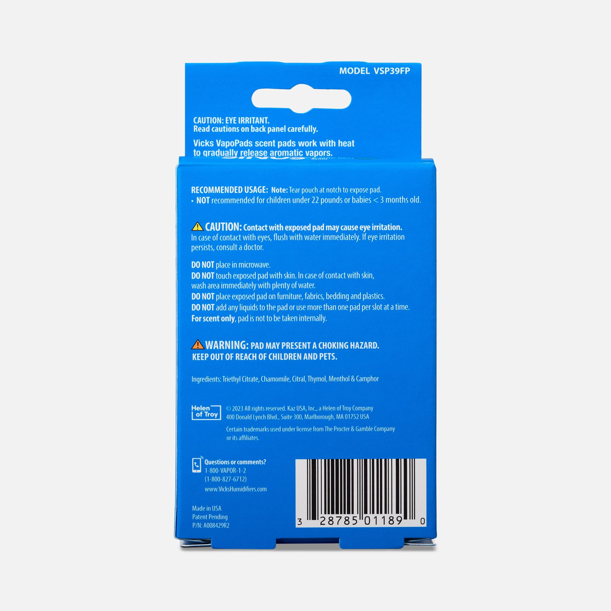 Vicks VapoPads® Sinus Relief Formula, 12 Scent Pads, , large