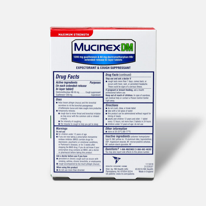 Mucinex Max Strength Extended Release Bi-Layer Tablets, 14 ct., , large