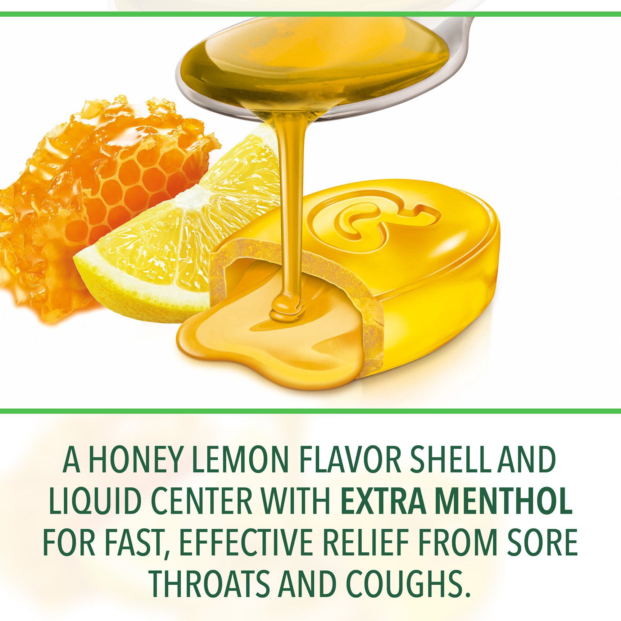 Ricola Max Throat Care Dual Action Cough Drops, Honey Lemon, 34 ct., , large