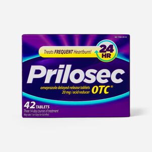Prilosec OTC Heartburn Relief and Acid Reducer Tablets, 42 ct.