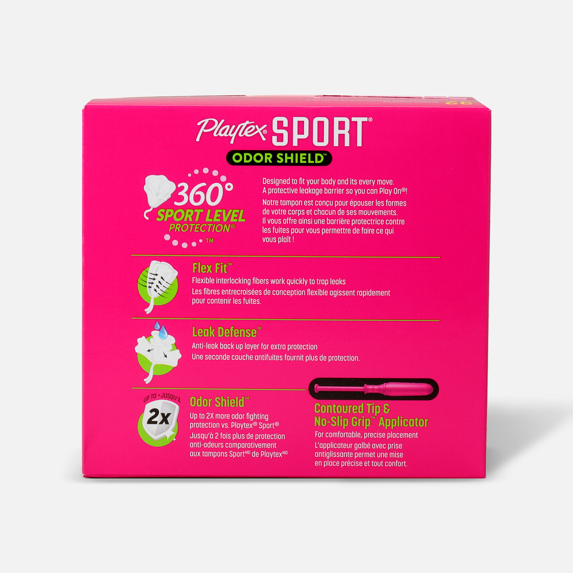 Playtex Sport Odor Shield Tampons, Multipack, 32 ct. (Reg/Super), , large