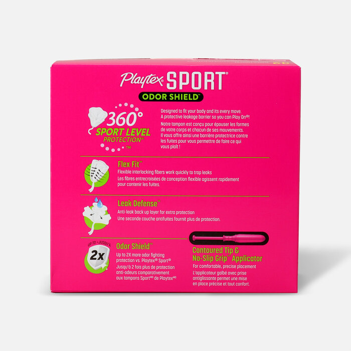 Playtex Sport Odor Shield Tampons, Multipack, 32 ct. (Reg/Super), , large