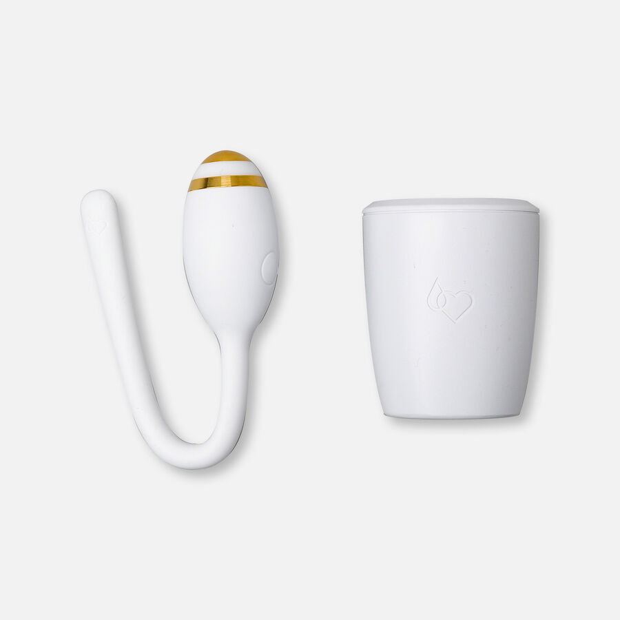 keggᵀᴹ Fertility Tracker and Kegel Ball, Gold, Original, large image number 5
