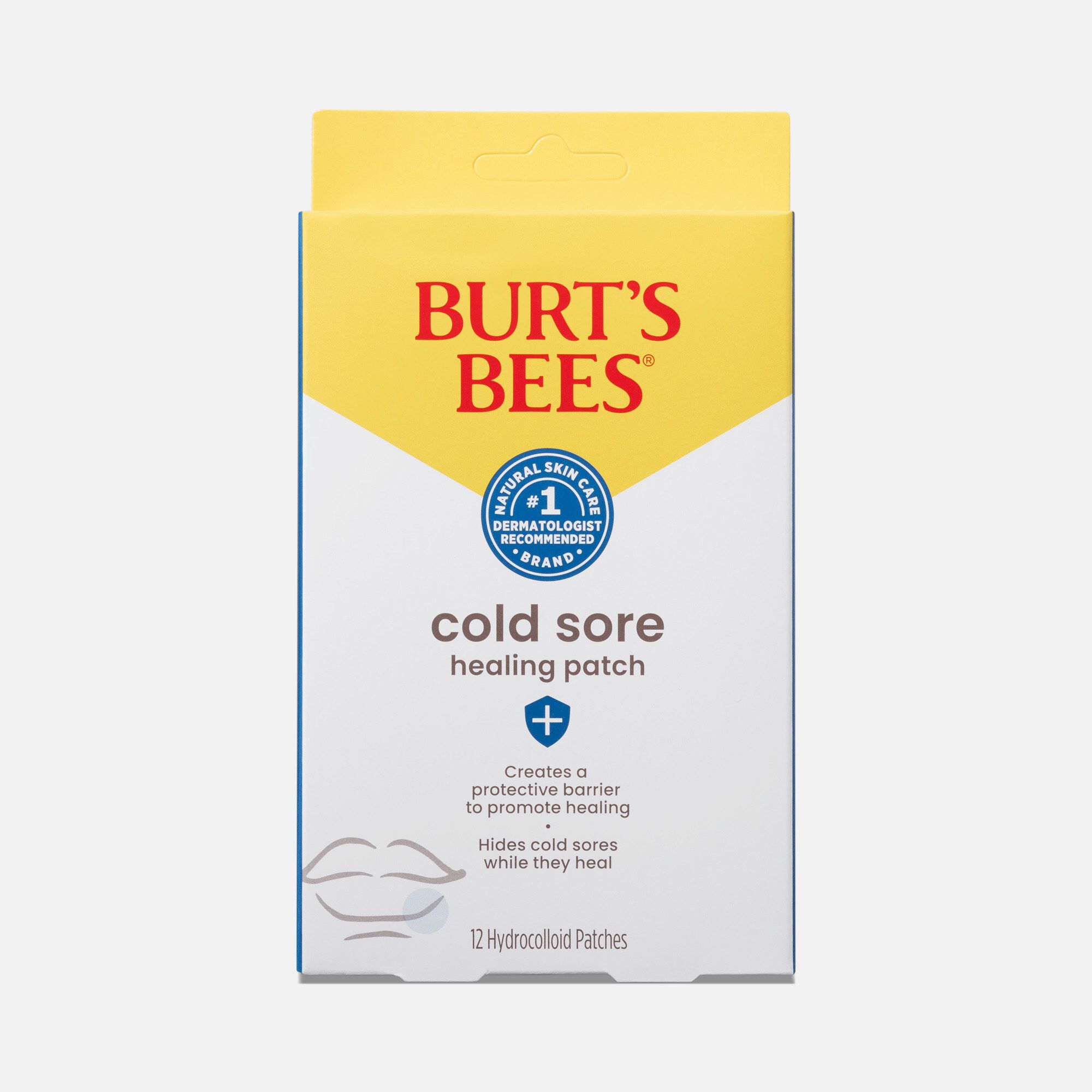 Burt's Bees Cold Sore Healing Patches, 12-Pack, , large