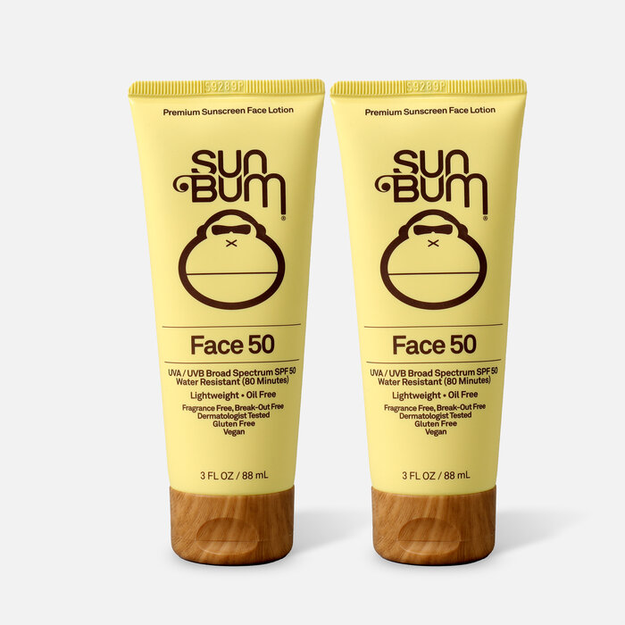 Sun Bum SPF 50 Face Sunscreen Lotion, 3 oz. (2-Pack), , large