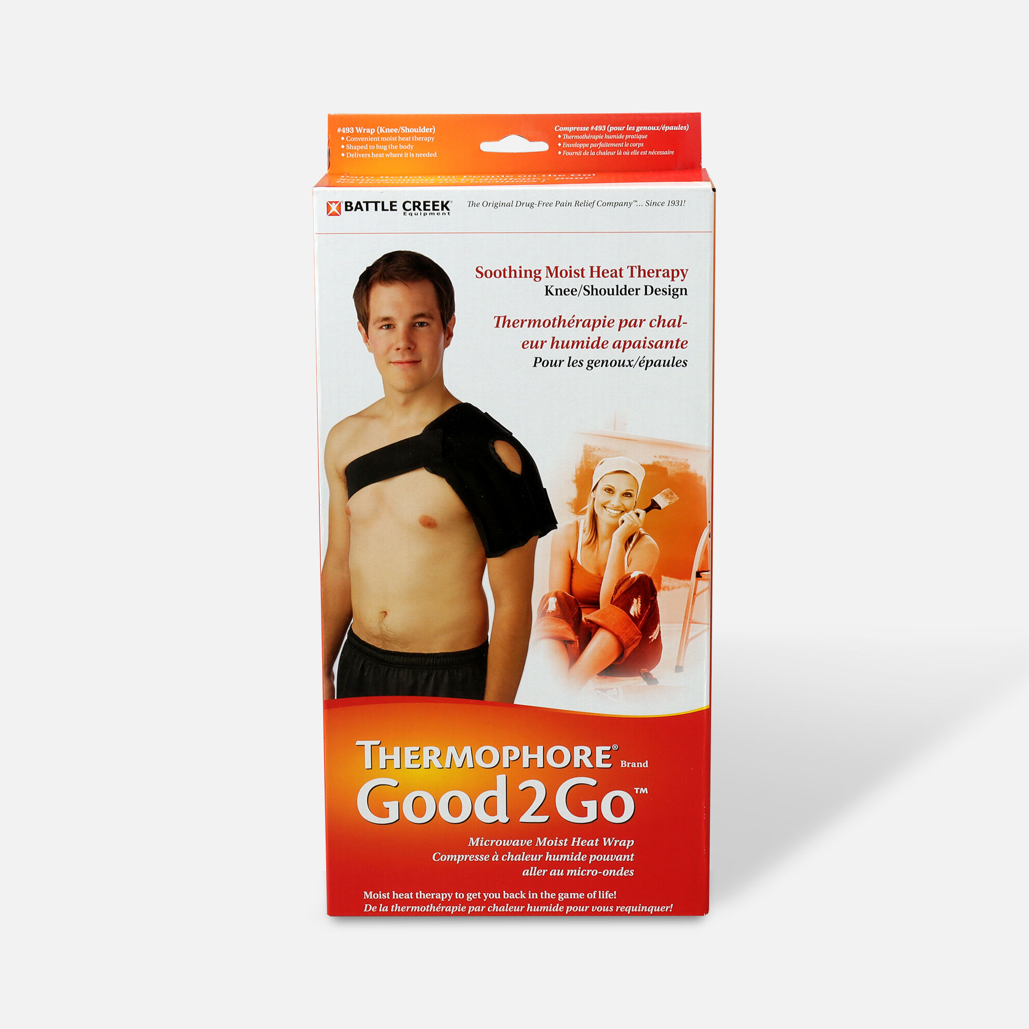 Battle Creek Good2Go Microwave Heat Pack for Knee/Shoulder, , large
