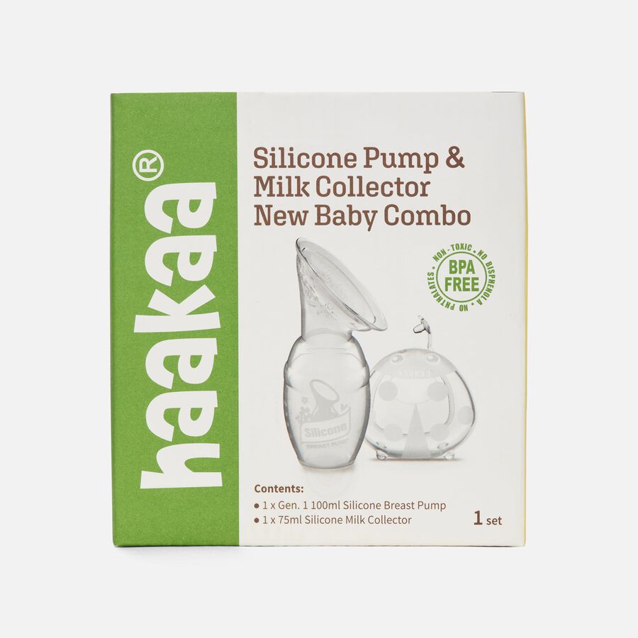 Haakaa Silicone Pump & Milk Collector New Baby Combo, , large image number 0
