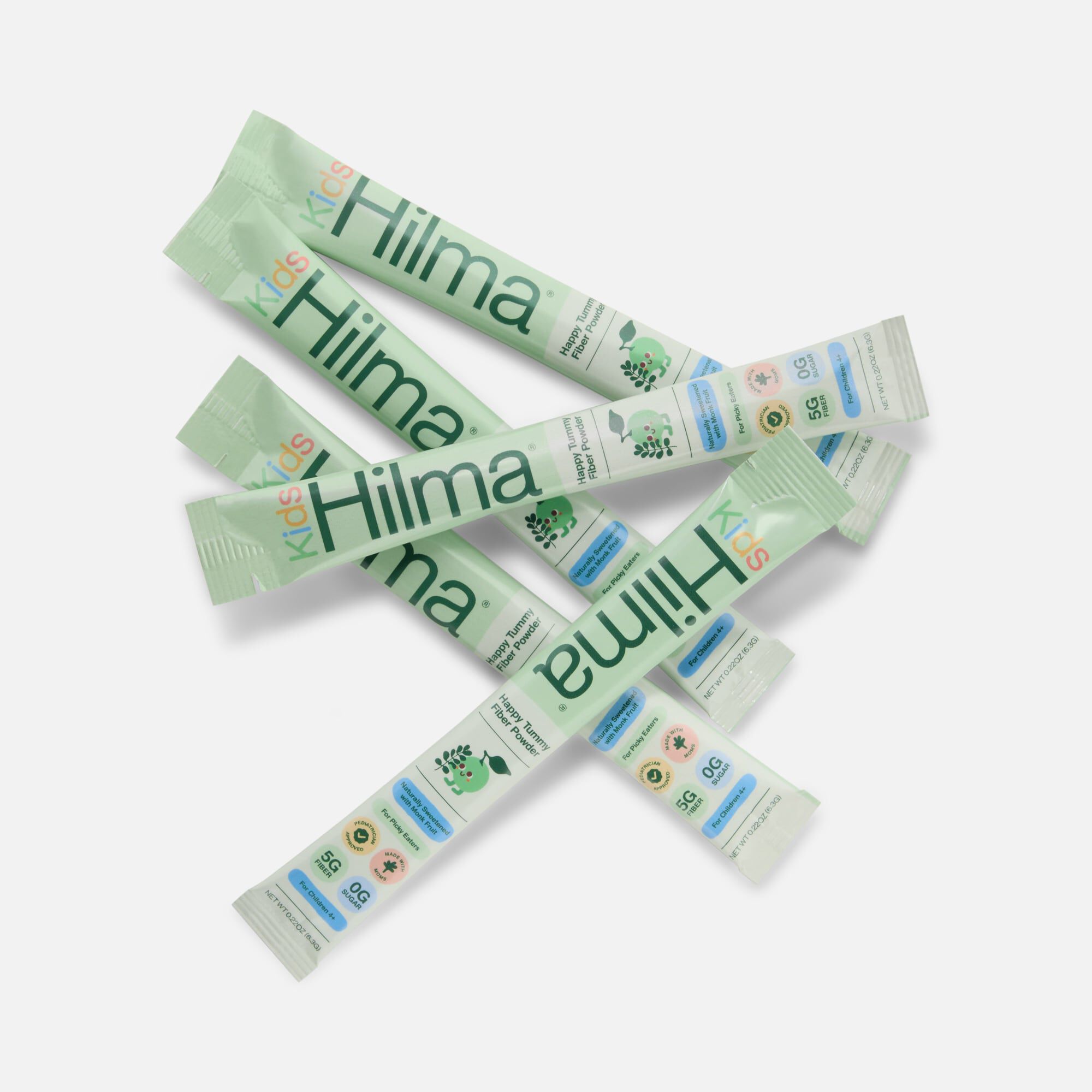 Hilma® Kids Happy Tummy Fiber Powder Stick Packs, 10 ct., , large