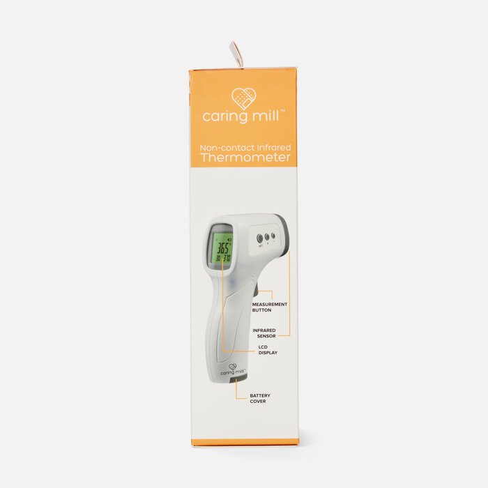 Caring Mill™ Non-Contact Infrared Thermometer with Large Display, , large