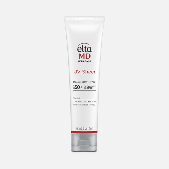 EltaMD UV Sheer Broad-Spectrum Zinc Oxide Face & Body Sunscreen, SPF 50+, , large