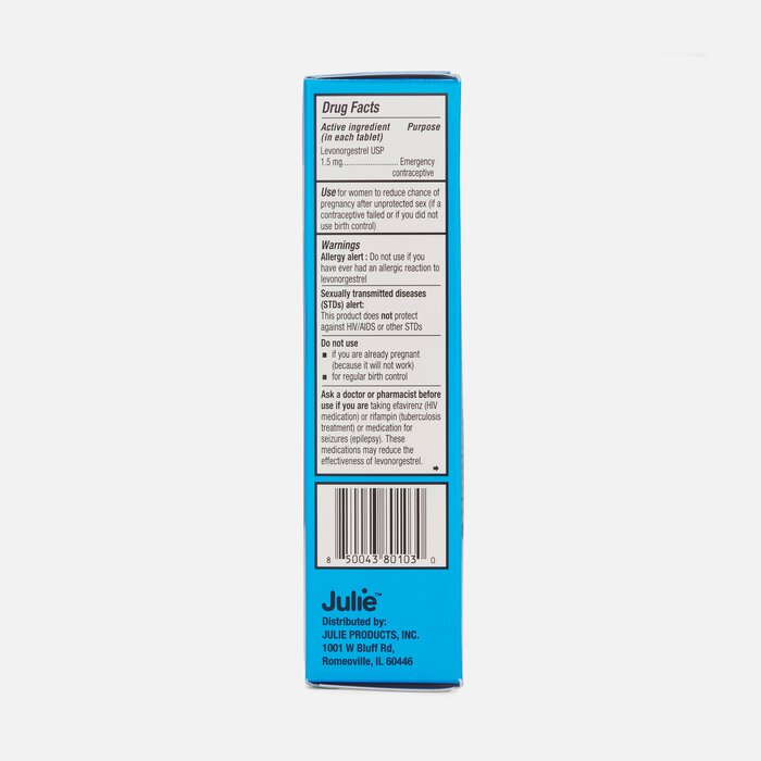 JulieCare Emergency Contraceptive, 2-pack, , large