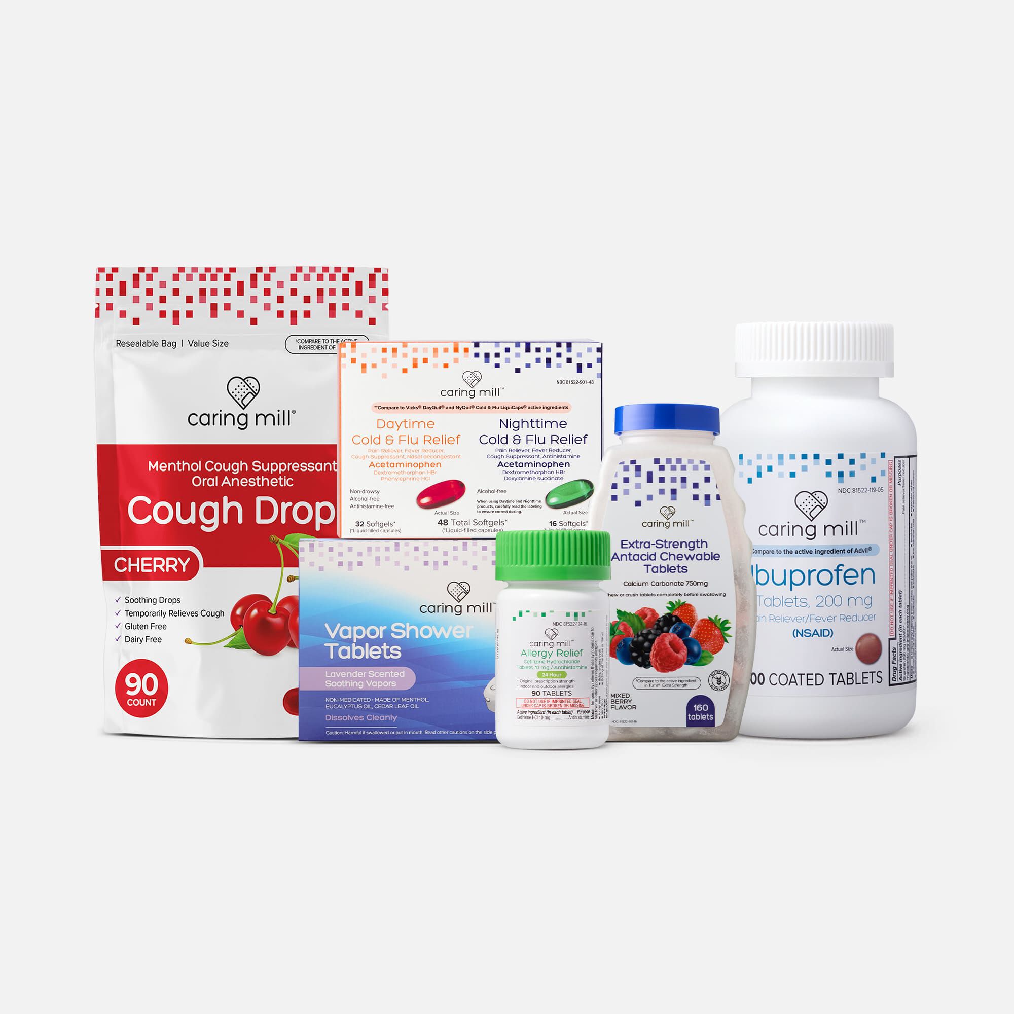 Caring Mill® Medicine Cabinet Essentials Bundle